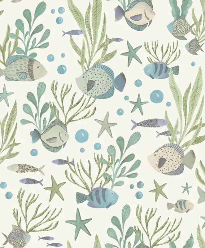 Kindertapete, Unterwasserwelt, LD3309, Little Dreamers, Grandeco Knallerangebot