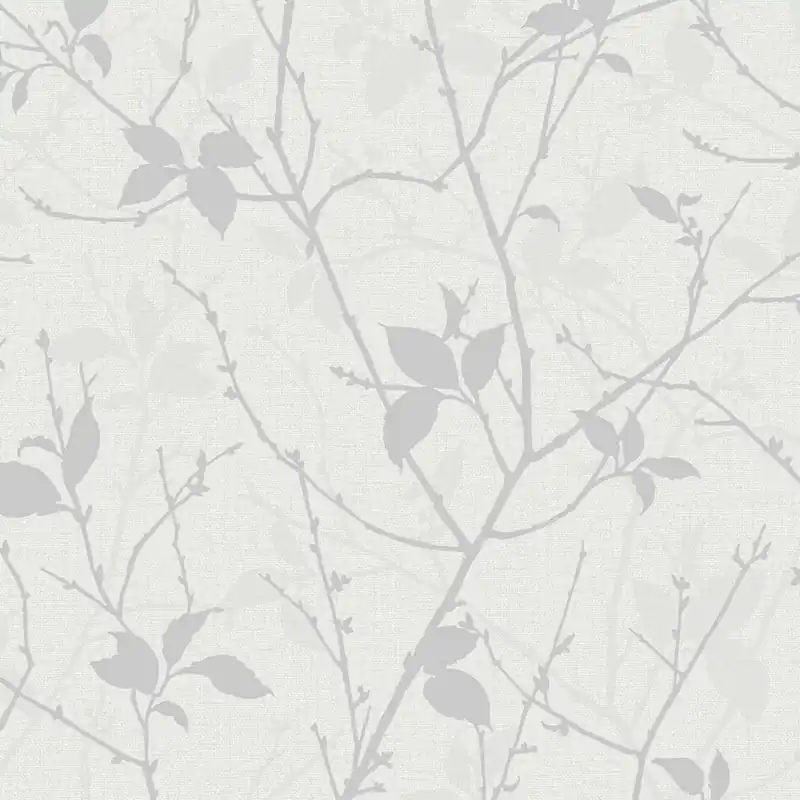 Preis Gesenkt Tapete, grau-silber, Blätter, Zweige, 122433, Refine, Graham Brown Boutique