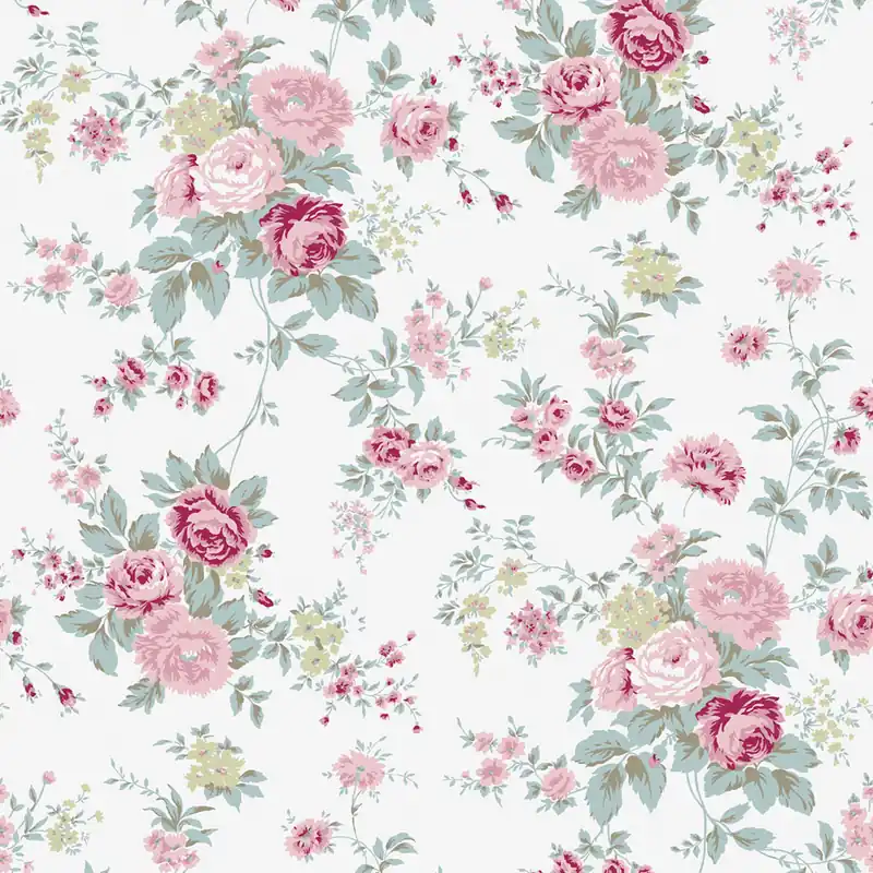 Billig Tapete, Blumen, 125130, Shabby Chic by Rachel Ashwell