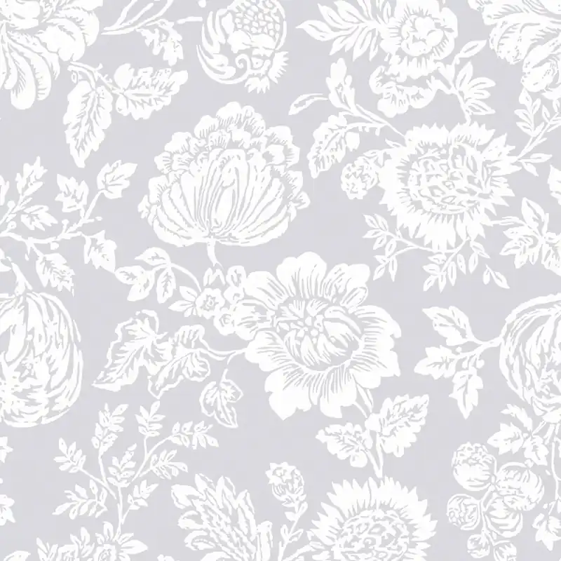 Tapete, grau, Blumen, 125139, Shabby Chic by Rachel Ashwell Mega-Angebot