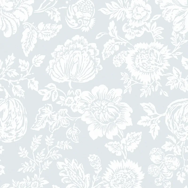 Tapete, blau, Blumen, 125141, Shabby Chic by Rachel Ashwell Jetzt Kaufen