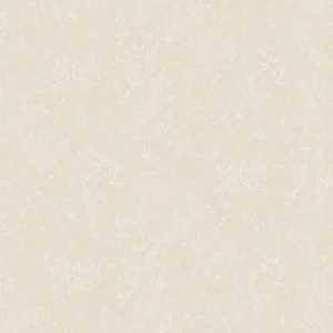 Vliestapete, beige, Blätter, ROM101, Romance, Masureel Solange Der Vorrat Reicht