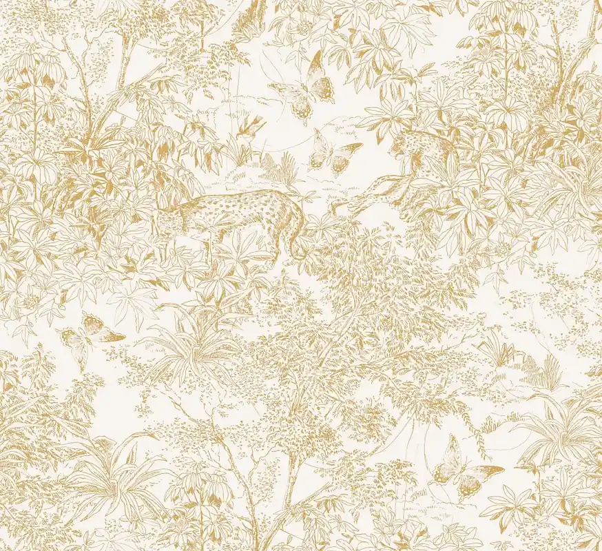 Versand Am Gleichen Tag Tapete, creme-gold, Leopard, Natur, ZON203, Amazone, Masureel
