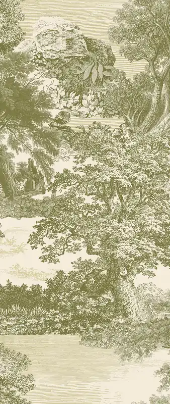 Fototapete, grün, Wald, Bäume, DGSAL1033-300, Amazone, Masureel Direkt Vom Hersteller