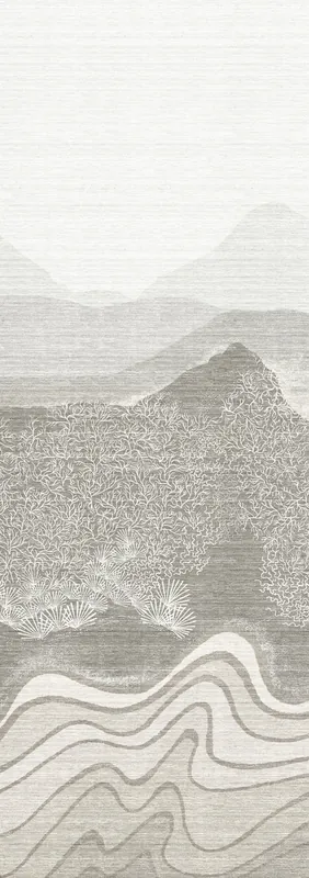Bildtapete, grau, Berglandschaft, DGZON2012-300, Amazone, Masureel Jetzt Kaufen