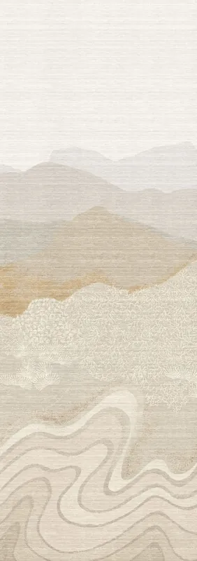 Bildtapete, grau-beige, Berglandschaft, DGZON2021-260, Amazone, Masureel Preisknaller