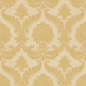 Zertifiziert Vliestapete, goldbeige, Barockmuster, 25723, The Best Classic & Elegant, Cristiana Masi by Parato