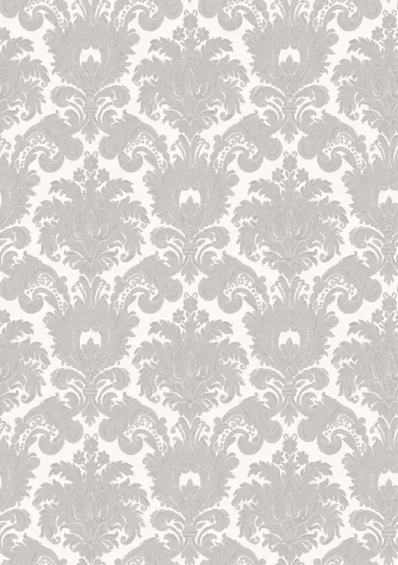 Vliestapete, grau-silber, Barockmuster, 23611, The Best Classic & Elegant, Cristiana Masi by Parato Solange Der Vorrat Reicht