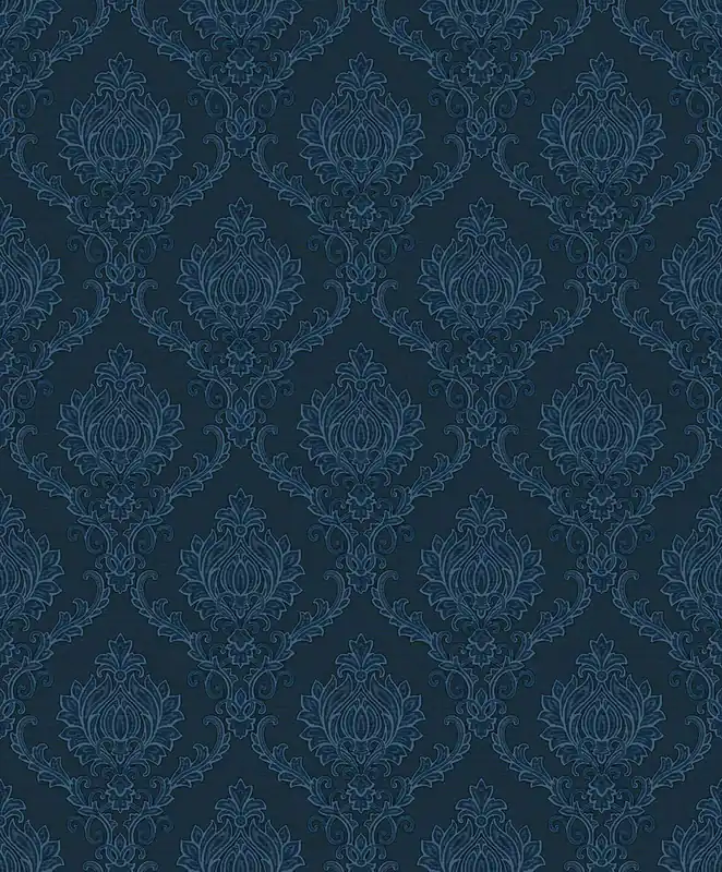 Ausverkauf Vliestapete, blau, Barockmuster, 23649, The Best Classic & Elegant, Cristiana Masi by Parato