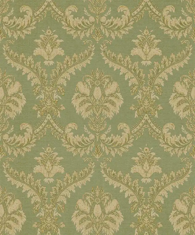 Vliestapete, grün-beige, Barockmuster, 23607, The Best Classic & Elegant, Cristiana Masi by Parato Sichere Zahlung