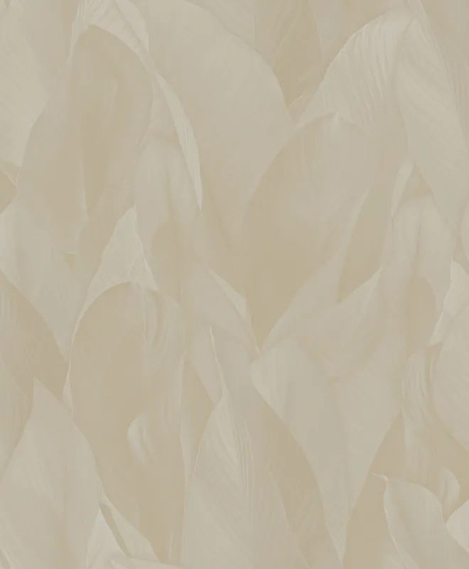 Neue Ware Luxuriöse Vliestapete, beige, Blätter, Z57704, Architexture 2, Zambaiti Parati