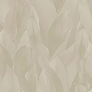 Ausverkauf Luxuriöse Vliestapete, creme, Blätter, Z57708, Architexture 2, Zambaiti Parati