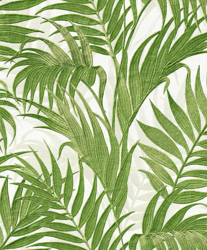Luxus Vliestapete, grün, Blätter, GR322110, Best Sellers, ID Design Expressversand