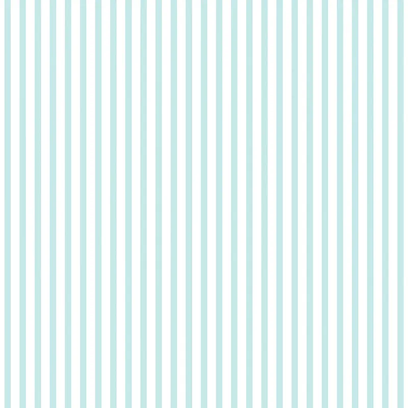 Günstig Gestreifte Tapete weiß und türkis 462-2, Pippo, ICH Wallcoverings