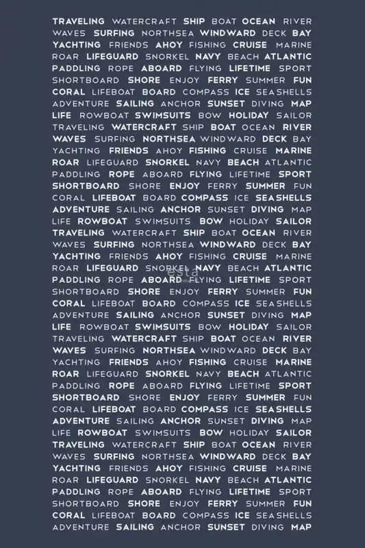 Blaue Fototapete mit text 158845, 186 x 279 cm, Regatta Crew, Esta Home Direkt Vom Hersteller