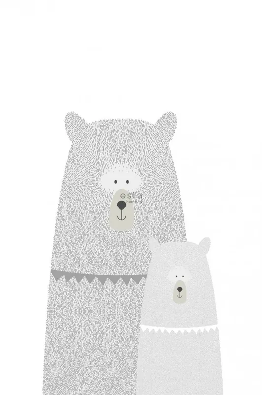 Top-Preis Vlies Kindertapete Bären 158837, 1,86 x 2,79 m, Little Bandits, Esta