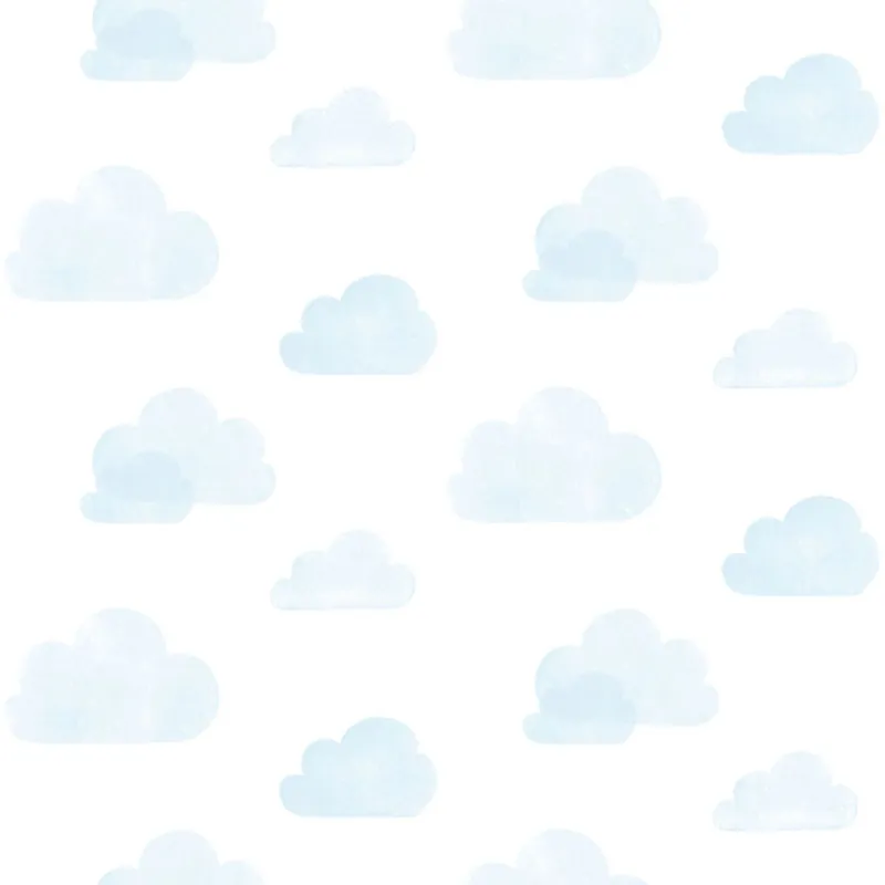 Weiße Vliestapete mit blauen Wolken 138930, Little Bandits, Esta Sale