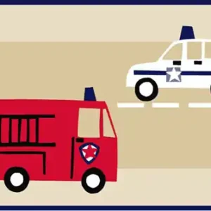 Sichere Zahlung Kindervliesbordüre, Autos 177305, Little Bandits, Esta