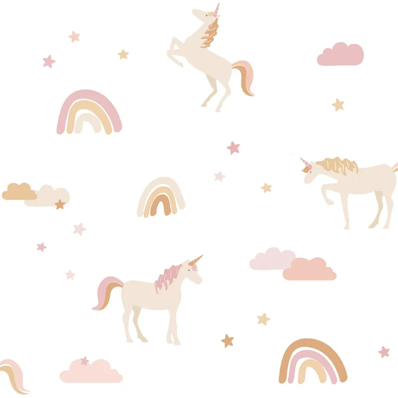 Kindertapete, Regenbögen und Einhörner, 139581, To the Moon and Back, Esta Home Markenprodukt