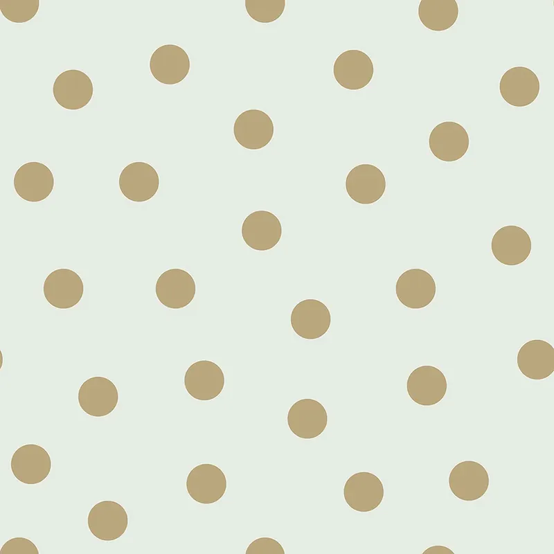 Menthol Vliestapete mit goldenen Punkten 139243, Forest Friends, Esta Schneller Versand