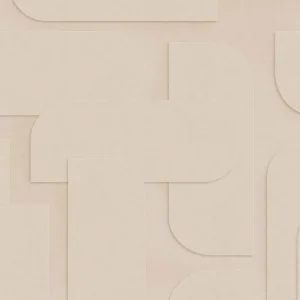 Sofort Bestellen 3D Geometrische Vlies-Fototapete, beige, 159379, Bloom, Esta Home