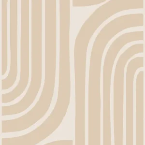 Geometrische Vlies-Fototapete, beige, 159253, Bloom, Esta Home Finale Aktion