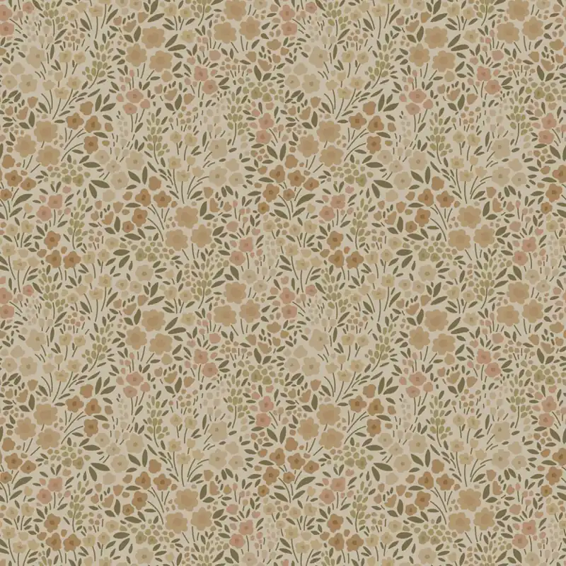 Florale Vliestapete, beige, 139701, Bloom, Esta Home Sonderaktion