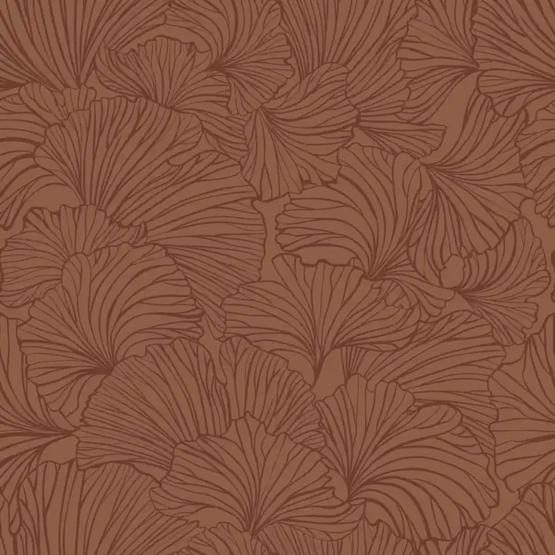 Heißes Angebot Vliestapete, Blätter, braun, 139617, Bloom, Esta Home