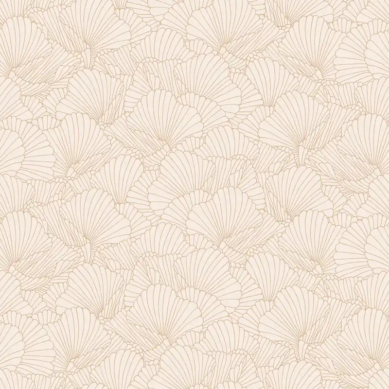 Beige Vliestapete, Blätter, 139491, To the Moon and Back, Esta Home Geprüft