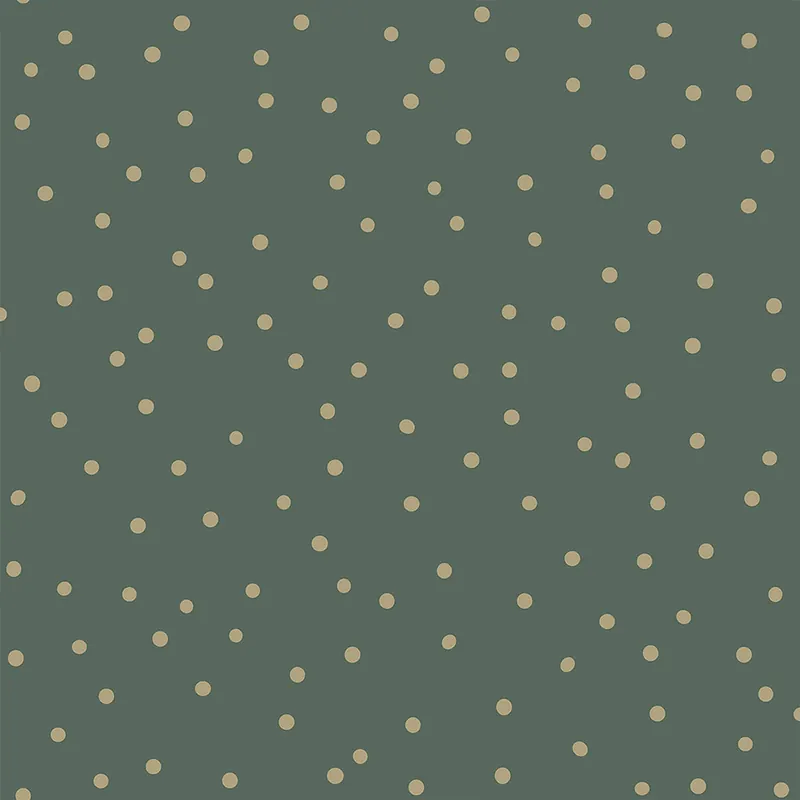 Grüne Vliestapete für die Wand, goldene Punkte 139275, Forest Friends, Esta Mega-Angebot