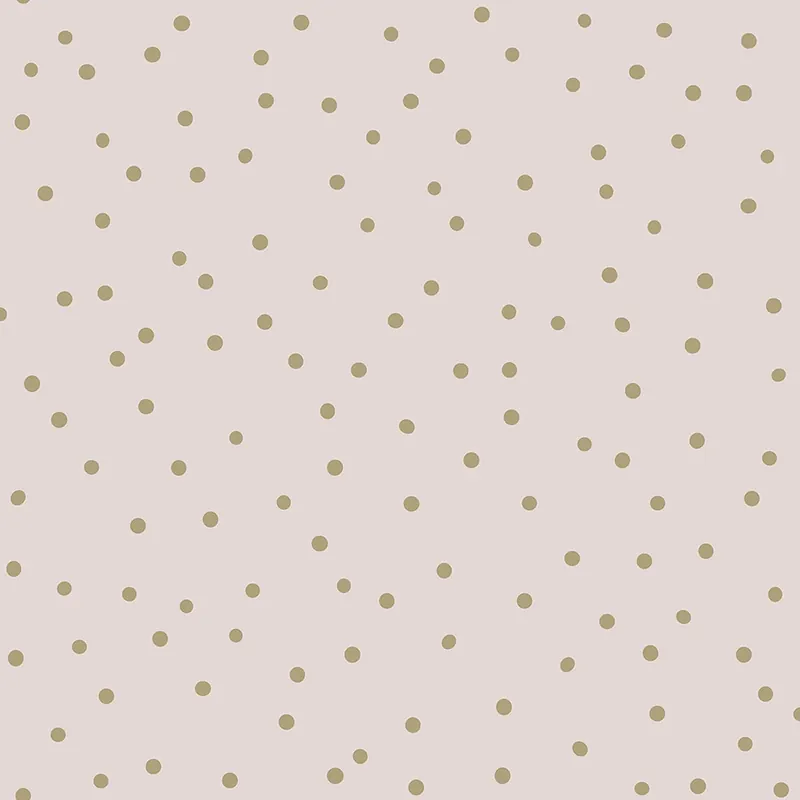 Altrosa Vliestapete für die Wand, goldene Punkte 139274, Forest Friends, Esta Aktuell
