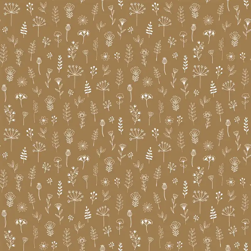 Dunkelocker Vliestapete für die Wand, Pflanzen, Blumen 139281, Forest Friends, Esta Expressversand