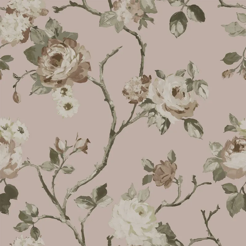Florale Vliestapete, rosa, 139407, Bloom, Esta Home Markenprodukt