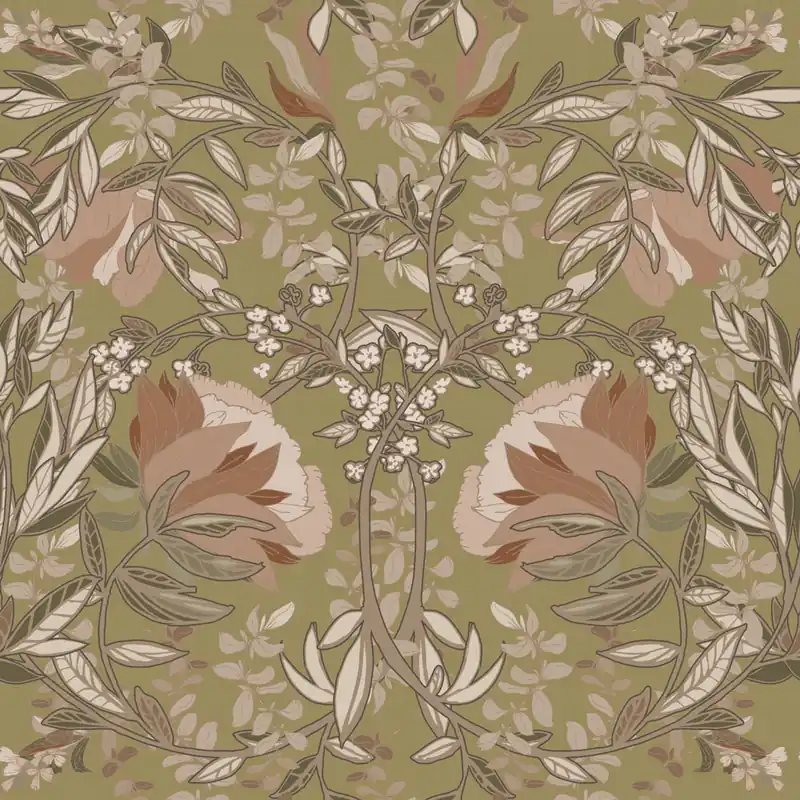 Florale Vliestapete, zlatá, 139568, Bloom, Esta Home Knallerangebot