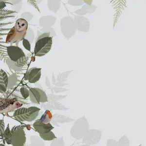 Geprüft Wandbilder Wald, Waldtiere 159049, 150 x 279 cm, Forest Friends, Esta
