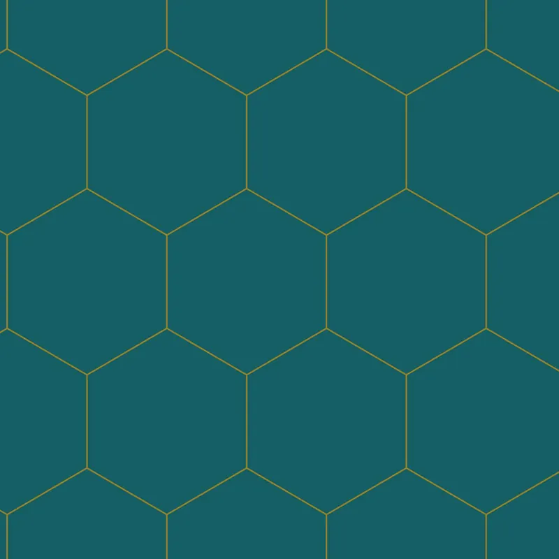Schnäppchen Geometrische Vliestapete, tyrkysovo-zlatá, 139455, Bloom, Esta Home