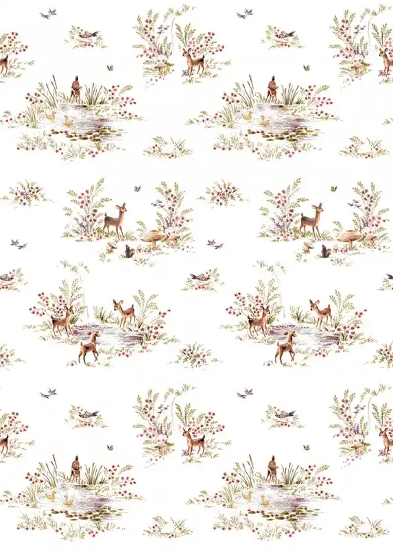 Wandbilder Wald, Waldtiere 159055, 200 x 279 cm, Forest Friends, Esta Markenware