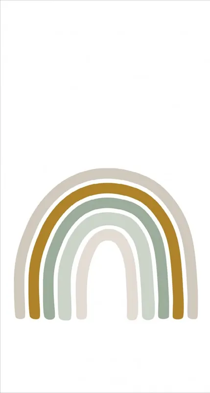 Günstig Wandbilder für das Kinderzimmer Regenbogen 159054, 150 x 279 cm, Forest Friends, Esta