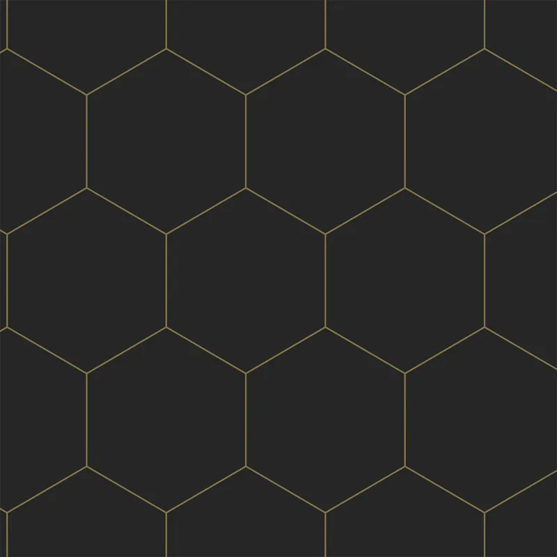 Jetzt Bestellen Geometrische Vliestapete, schwarz-gold, 139313, Bloom, Esta Home