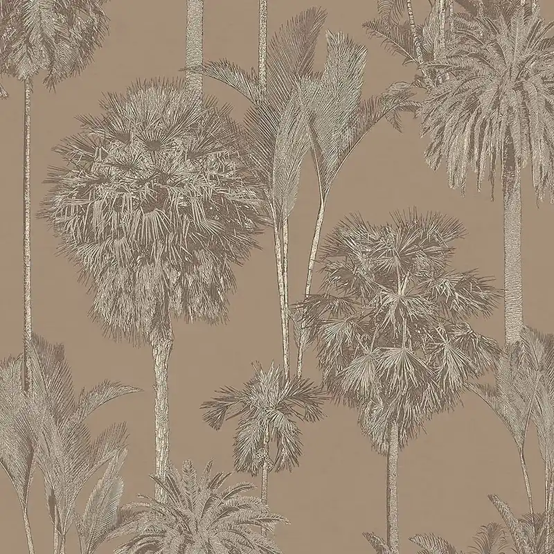 Saisonangebot Beige Vliestapete für die Wand Oase, Palmen 317323, Oasis, Eijffinger
