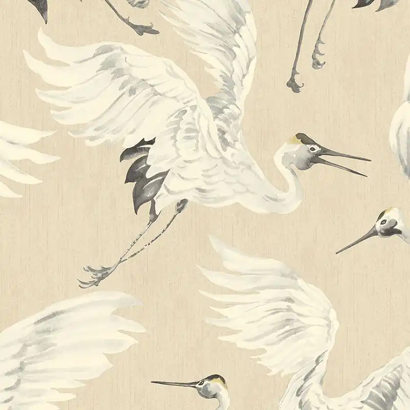 Creme/Beige Vliestapete für die Wand, Vögel im Flug 317350, Oasis, Eijffinger Expressversand
