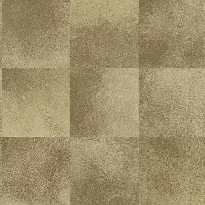 Braun-beige Vliestapete, quadratisches Muster Imitation Pelz 347324, Luxury Skins, Origin Garantierte Lieferung