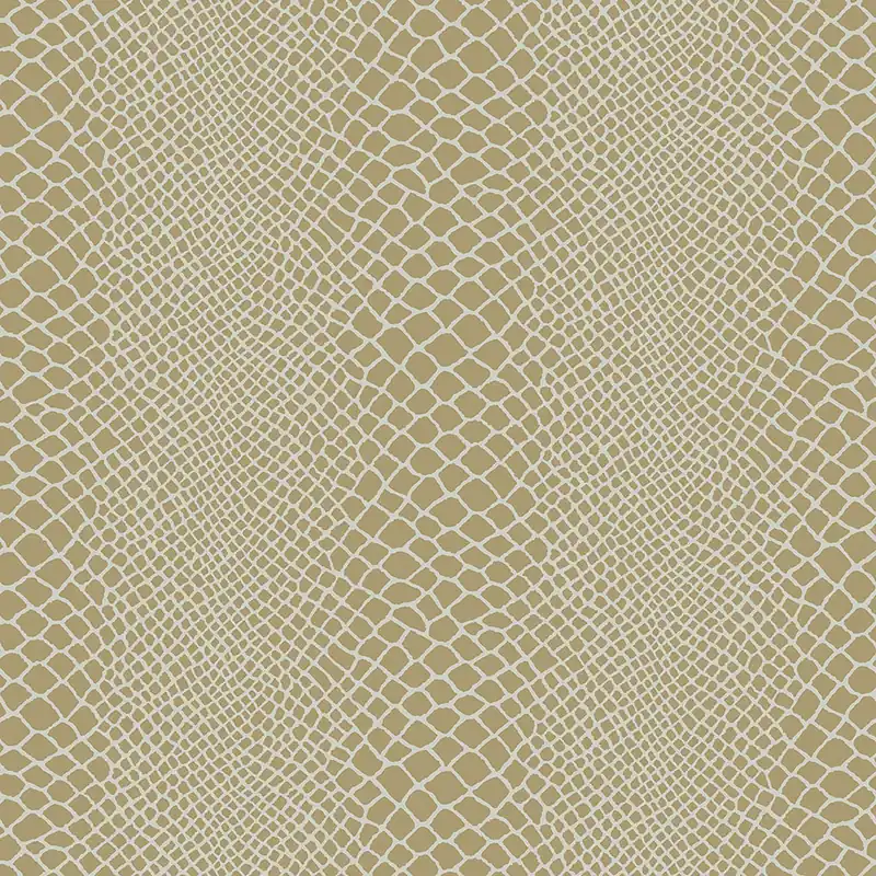 Geprüft Goldbraune Vliestapete, Schlangenhaut-Imitat 347341, Luxury Skins, Origin