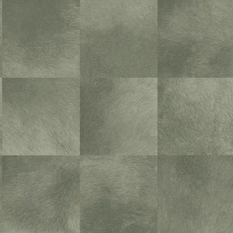 Bestpreis Graue Vliestapete für die Wand, quadratisches Muster Nachahmung Pelz 347797, Luxury Skins, Origin