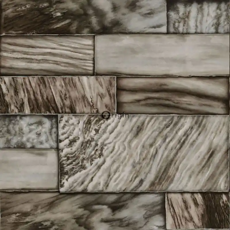 Neu Im Sortiment Vliestapete für die Wand, Dekor Steinfliese 337251, Matières - Stone, Origin