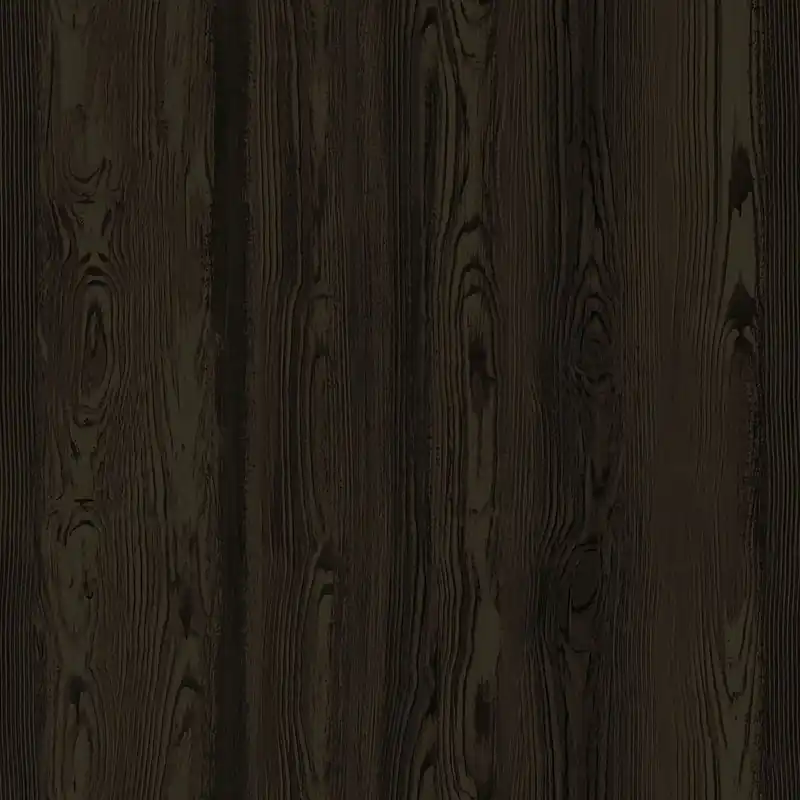 Tapete in schwarzer Holzoptik, 347526, Matières - Wood, Origin Preisreduziert