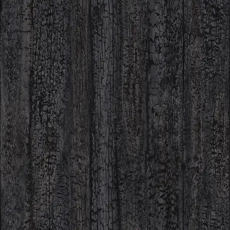 Tapete in grau-schwarzer Holzoptik, 347531, Matières - Wood, Origin Günstig