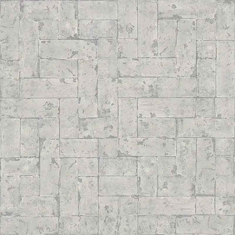 Neuheit Graue Vliestapete, Imitation von Steinverkleidung 347570, Matières - Stone, Origin