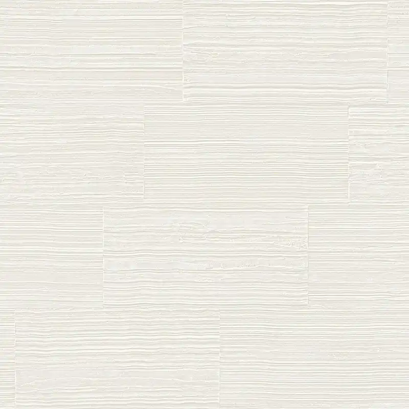 Abverkauf Weiße Vliestapete, Imitation von halbglänzenden Steinfliesen 347575, Matières - Stone, Origin