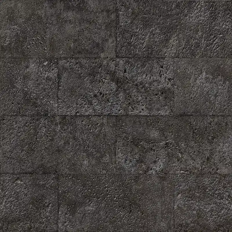 Vliestapete für die Wand, Imitation einer schwarzen Steinverkleidung 347583, Matières - Stone, Origin Meistverkauft